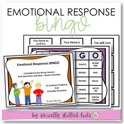 Emotional Responses BINGO! | Games and Lesson Plans